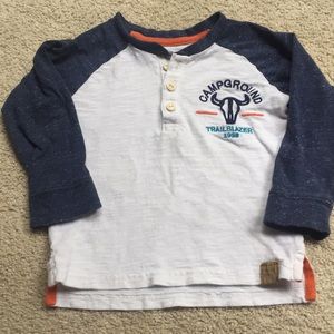 Carter’s Long sleeve Campground Henley shirt
